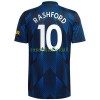 Maillot de Supporter Manchester United Marcus Rashford 10 Troisième 2021-22 Pour Homme